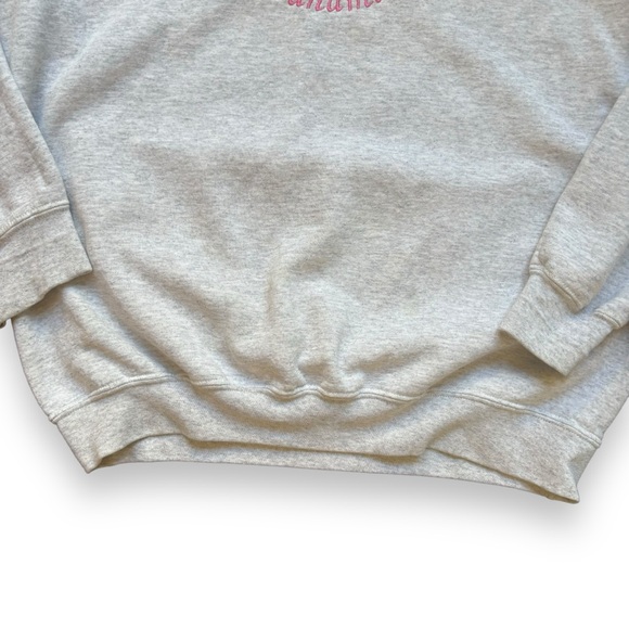 TVintage #1 Grandma Pullover Crewneck Sweatshirt Gray/Pink size medium - Picture 3 of 11